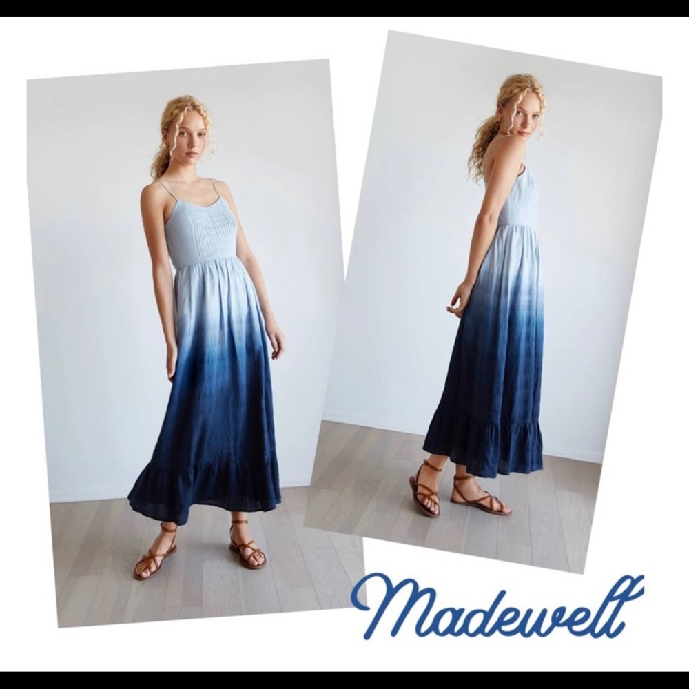 Madewell ombré maxi dress, size 10.